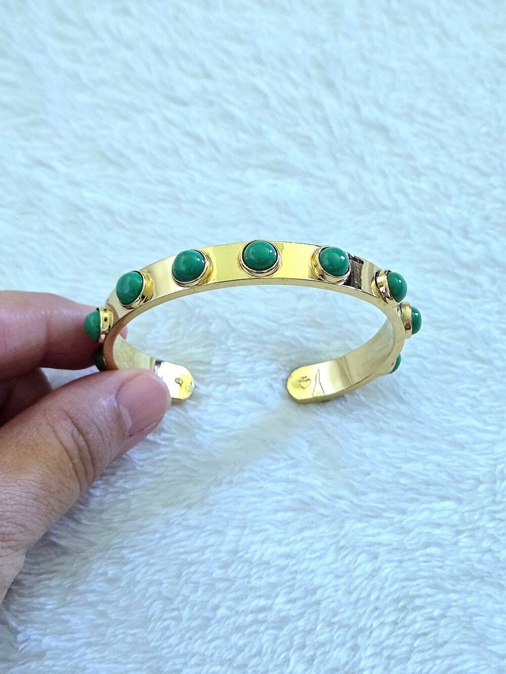 ✨️HP✨️ Kate Spade♠ "Tag🏷️ Along" Cuff in Jade Green💚